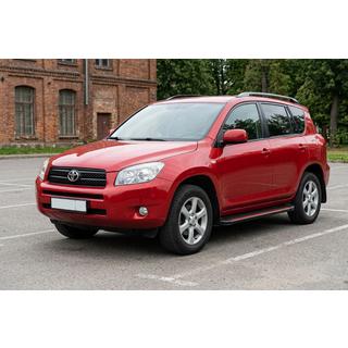 Marchepieds Latéraux Maya Red (2 pcs, Aluminium) Toyota Rav 4 2006-2013 photo 1