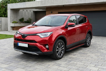 Toyota Rav 4 2013-2018 Marchepieds Latéraux Maya Red (2 pcs, Aluminium) photo 1