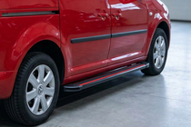 Volkswagen Caddy 2010-2015 Marchepieds Latéraux Maya Red (2 pcs, Aluminium) photo 1