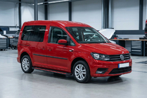 Volkswagen Caddy 2015-2020 Marchepieds Latéraux Maya Red (2 pcs, Aluminium) photo 1