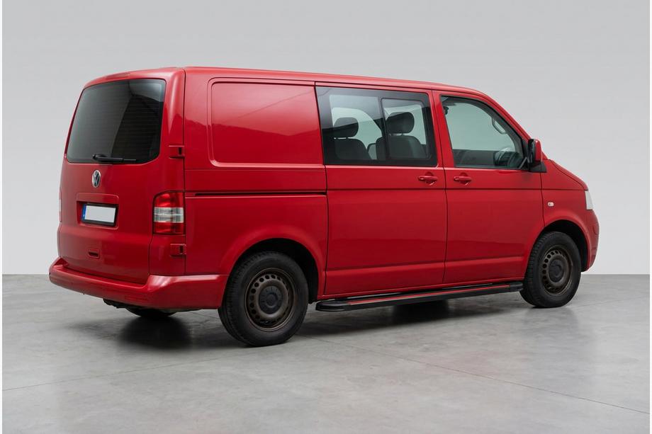 Volkswagen T5 Multivan 2003–2010 Marchepieds Latéraux Maya Red (2 pcs, Aluminium) Image