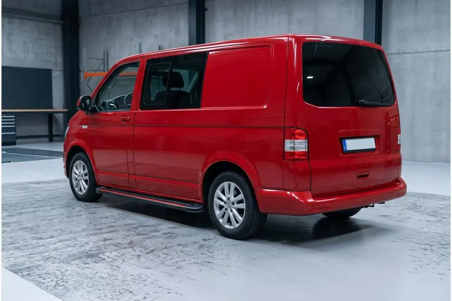 Volkswagen T6 2015-2024 Marchepieds Latéraux Maya Red (2 pcs, Aluminium) Image