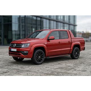 Marchepieds Latéraux Maya Red-Black (2 pcs, Aluminium) Volkswagen Amarok 2010-2022 photo 1