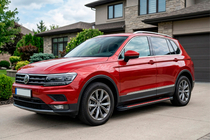 Volkswagen Tiguan 2016-2023 Marchepieds Latéraux Maya Red (2 pcs, Aluminium) photo 1
