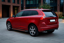 Volvo XC60 2009-2017 Marchepieds Latéraux Maya Red (2 pcs, Aluminium) photo 1