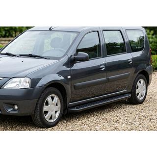 Marchepieds Latéraux Allmond Black (2 pcs, Aluminium) Lada Largus 2012- photo 1