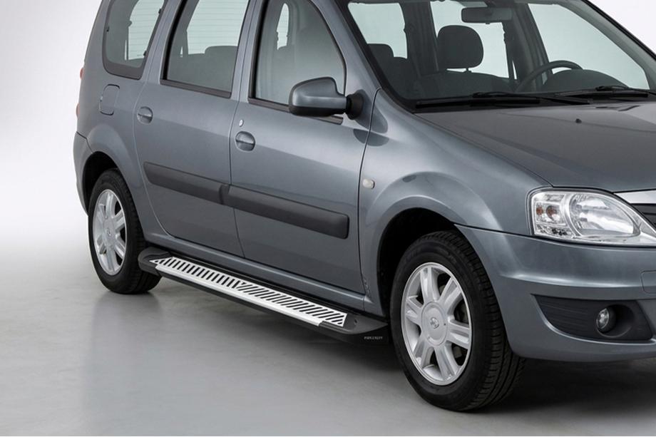 Lada Largus 2012- Marchepieds Latéraux Line (2 pcs, Aluminium) Image