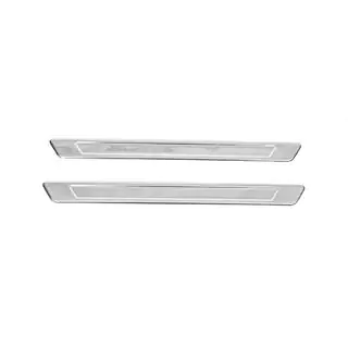 Seuils de porte Carmos (2 pcs, inox)