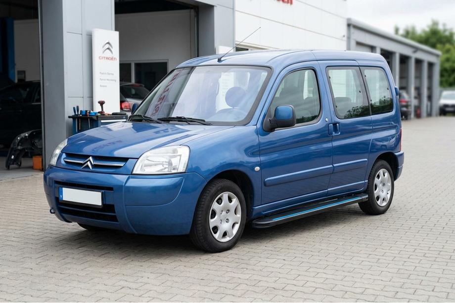 Citroen Berlingo 1996-2008 Marchepieds Latéraux Maya Blue (2 pcs, Aluminium) Image