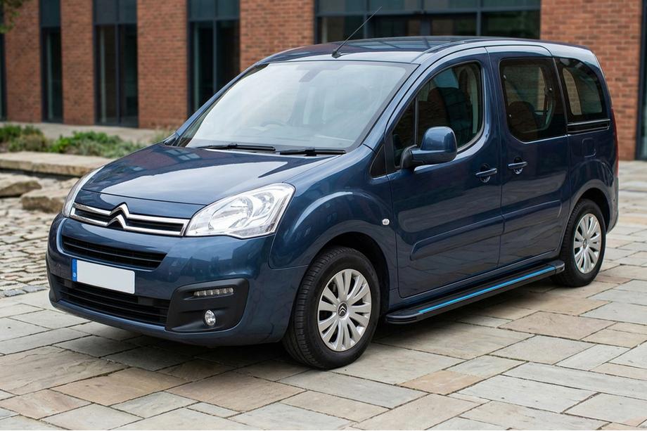 Citroen Berlingo 2008-2018 Marchepieds Latéraux Maya Blue (2 pcs, Aluminium) Image