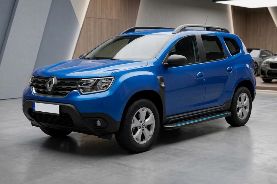 Dacia Duster 2018-2024 Marchepieds Latéraux Maya Blue (2 pcs, Aluminium) Image