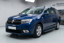Dacia Logan MCV 2013-2020 Marchepieds Latéraux Maya Blue (2 pcs, Aluminium) photo 1