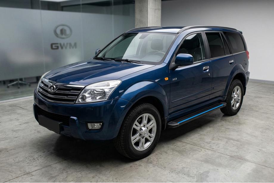 GreatWall Haval/Hover H3 2005-2013 Marchepieds Latéraux Maya Blue (2 pcs, Aluminium) Image