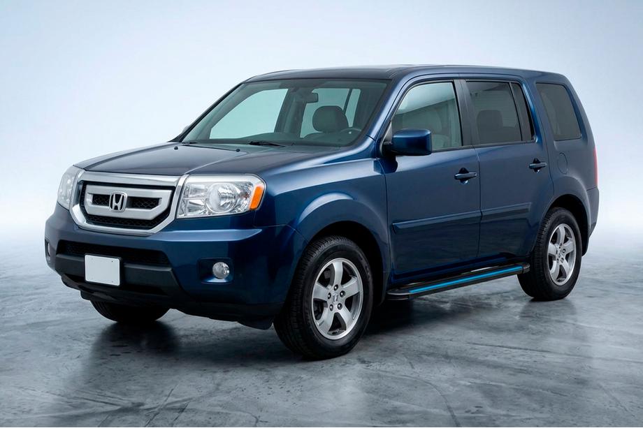 Honda Pilot 2008-2015 Marchepieds Latéraux Maya Blue (2 pcs, Aluminium) Image