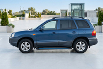 Hyundai Santa Fe 1 2000-2006 Marchepieds Latéraux Maya Blue (2 pcs, Aluminium) photo 1