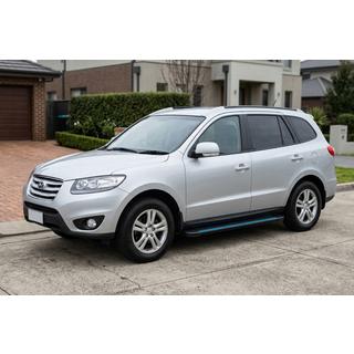 Marchepieds Latéraux Maya Blue-Black (2 pcs, Aluminium) Hyundai Santa Fe 2 2006-2012 photo 1