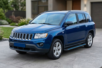 Jeep Compass 2006-2016 Marchepieds Latéraux Maya Blue (2 pcs, Aluminium) photo 1