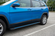 Jeep Cherokee KL 2013- Marchepieds Latéraux Maya Blue (2 pcs, Aluminium) photo 1