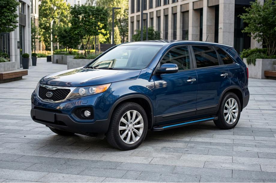 Kia Sorento II XM 2009-2014 Marchepieds Latéraux Maya Blue (2 pcs, Aluminium) 2013-2016 Image