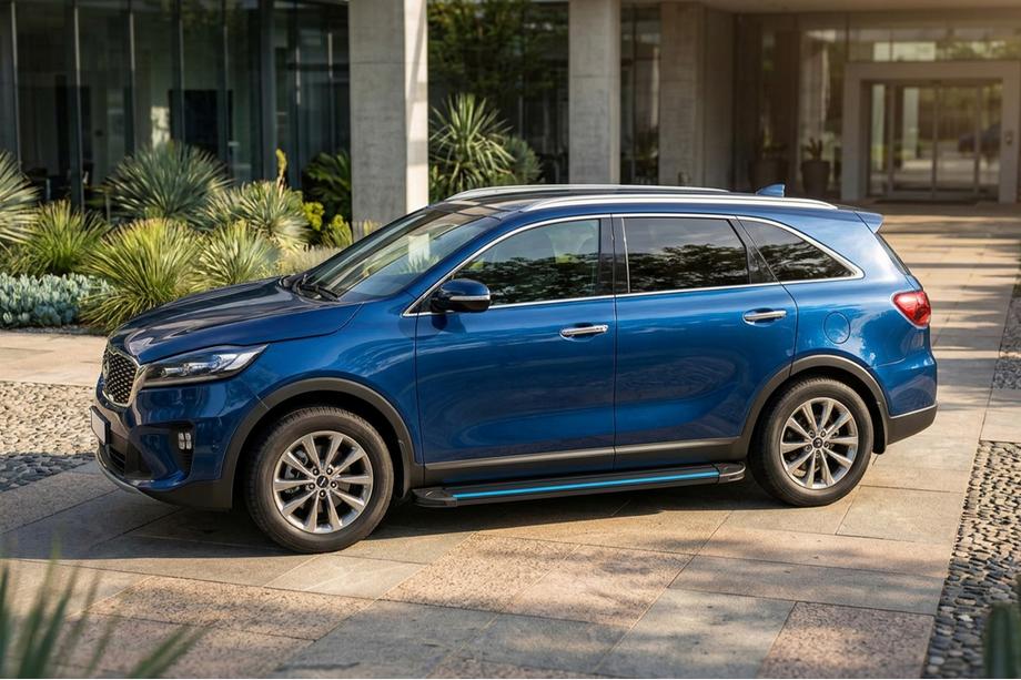 Kia Sorento III UM 2014-2020 Marchepieds Latéraux Maya Blue (2 pcs, Aluminium) Image