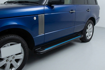 Range Rover III L322 2002-2012 Marchepieds Latéraux Maya Blue (2 pcs, Aluminium) photo 1