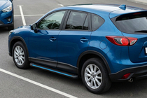 Mazda CX-5 2012-2017 Marchepieds Latéraux Maya Blue (2 pcs, Aluminium) photo 2