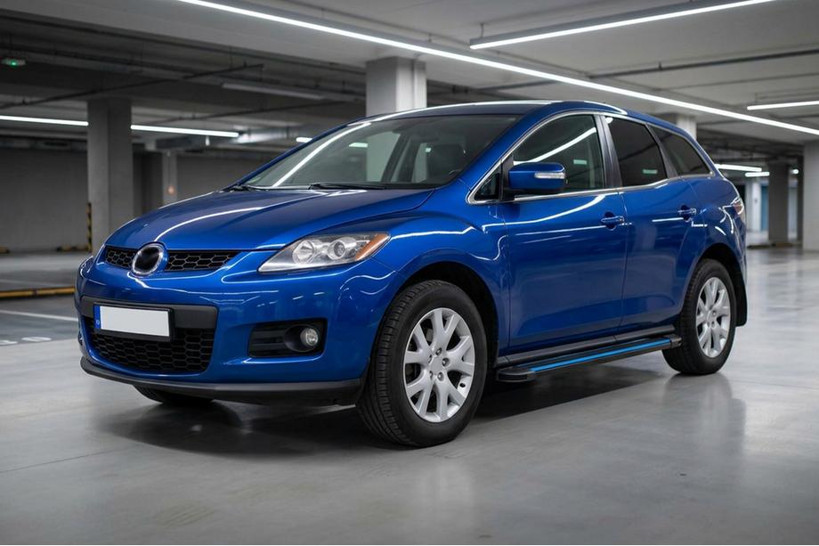 Mazda CX-7 2006-2012 Marchepieds Latéraux Maya Blue (2 pcs, Aluminium) Image