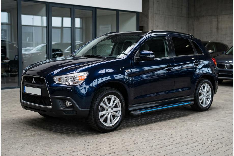 Mitsubishi ASX 2010-2023 Marchepieds Latéraux Maya Blue (2 pcs, Aluminium) Image