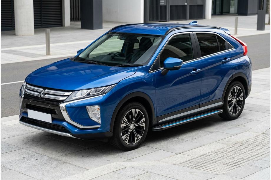 Mitsubishi Eclipse Cross 2017- Marchepieds Latéraux Maya Blue (2 pcs, Aluminium) Image