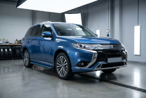 Mitsubishi Outlander 2012-2021 Marchepieds Latéraux Maya Blue (2 pcs, Aluminium) photo 1