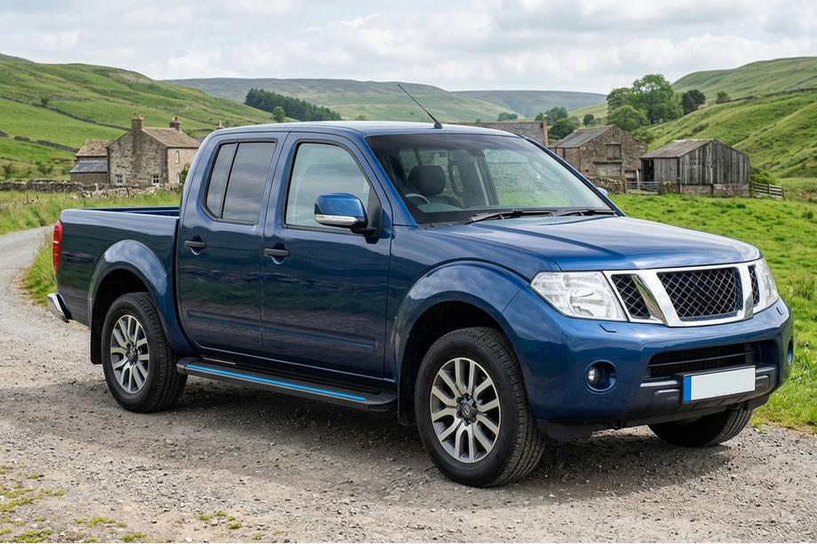 Nissan Navara 2006-2015 Marchepieds Latéraux Maya Blue (2 pcs, Aluminium) Photo 1