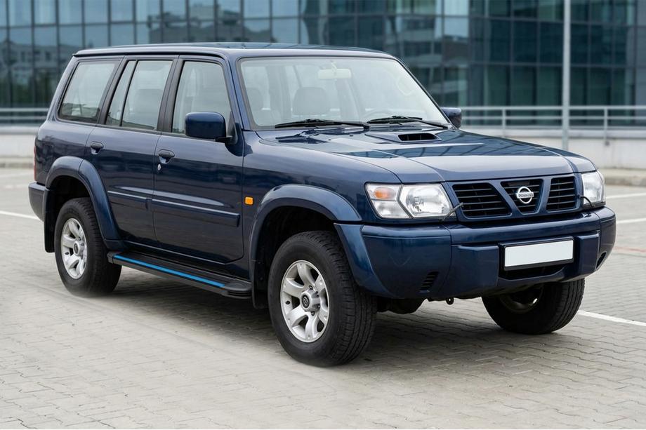 Nissan Patrol Y61 1997-2011 Marchepieds Latéraux Maya Blue (2 pcs, Aluminium) Photo 1