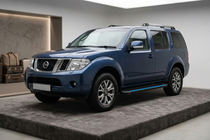 Nissan Pathfinder R51 2005-2014 Marchepieds Latéraux Maya Blue (2 pcs, Aluminium) photo 1