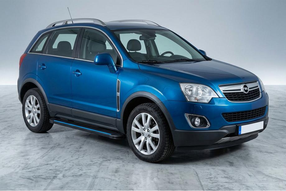 Opel Antara 2006-2017 Marchepieds Latéraux Maya Blue (2 pcs, Aluminium) Image