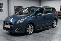 Peugeot 5008 2009-2016 Marchepieds Latéraux Maya Blue (2 pcs, Aluminium) photo 1