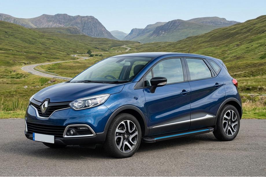 Renault Captur 2013-2019 Marchepieds Latéraux Maya Blue (2 pcs, Aluminium) Image