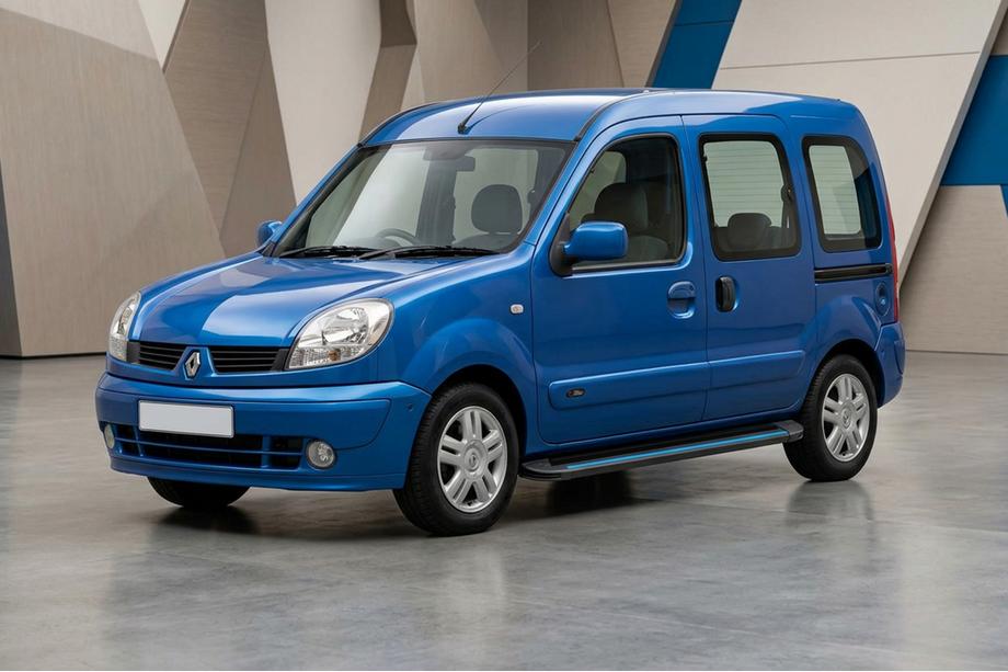 Renault Kangoo 1998-2008 Marchepieds Latéraux Maya Blue (2 pcs, Aluminium) Photo 1