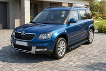 Skoda Yeti 2009-2017 Marchepieds Latéraux Maya Blue (2 pcs, Aluminium) photo 1