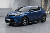 Toyota C-HR 2016-2023 Marchepieds Latéraux Maya Blue (2 pcs, Aluminium) photo 1