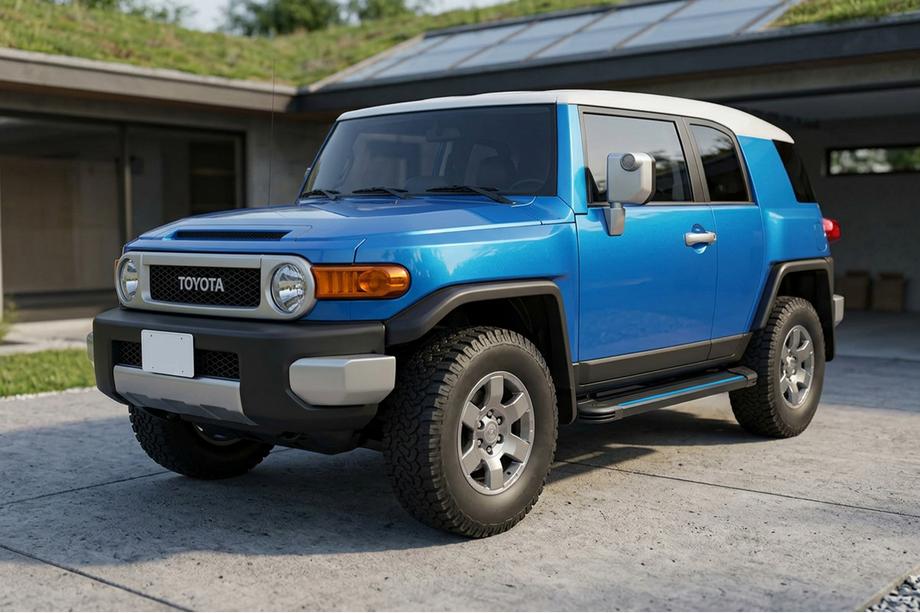 Toyota FJ Cruiser 2006-2022 Marchepieds Latéraux Maya Blue (2 pcs, Aluminium) Image