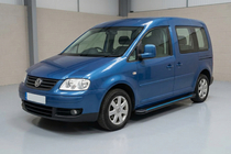 Volkswagen Caddy 2004-2010 Marchepieds Latéraux Maya Blue (2 pcs, Aluminium) photo 1