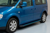 Volkswagen Caddy 2010-2015 Marchepieds Latéraux Maya Blue (2 pcs, Aluminium) Base Maxi photo 1