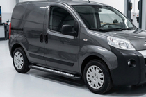 Fiat Fiorino/Qubo 2008-2024 Marchepieds Latéraux New Vision Black (2 pcs, Aluminium) photo 1
