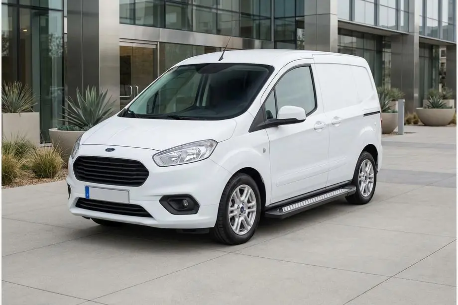 Ford Courier 2014-2023 Marchepieds Latéraux New Vision Black (2 pcs, Aluminium) Image