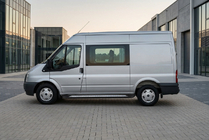 Ford Transit 2000–2014 Marchepieds Latéraux New Vision Black (2 pcs, Aluminium) photo 1