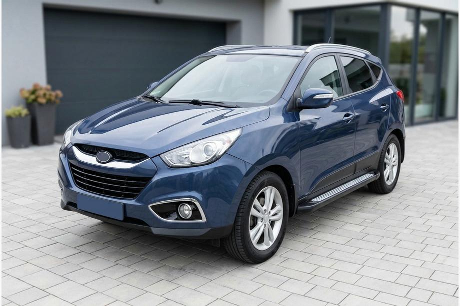 Hyundai IX-35 2010-2015 Marchepieds Latéraux New Vision Black (2 pcs, Aluminium) Photo 1