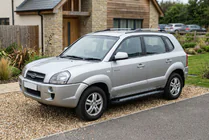 Hyundai Tucson JM 2004- Marchepieds Latéraux New Vision Black (2 pcs, Aluminium) photo 1