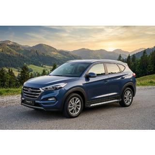 Marchepieds Latéraux New Vision Black (2 pcs, Aluminium) Hyundai Tucson TL 2016-2021 photo 1