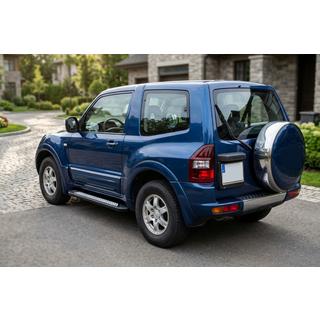 Marchepieds Latéraux New Vision Black (2 pcs, Aluminium) Mitsubishi Pajero Wagon III 1999-2006 photo 1