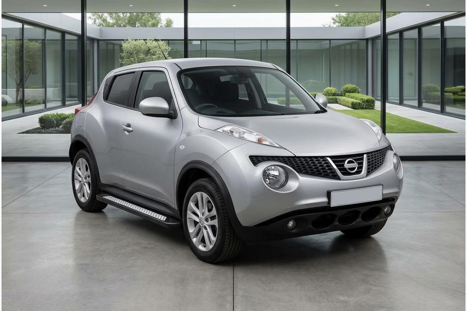 Nissan Juke 2010-2019 Marchepieds Latéraux New Vision Black (2 pcs, Aluminium) Photo 1